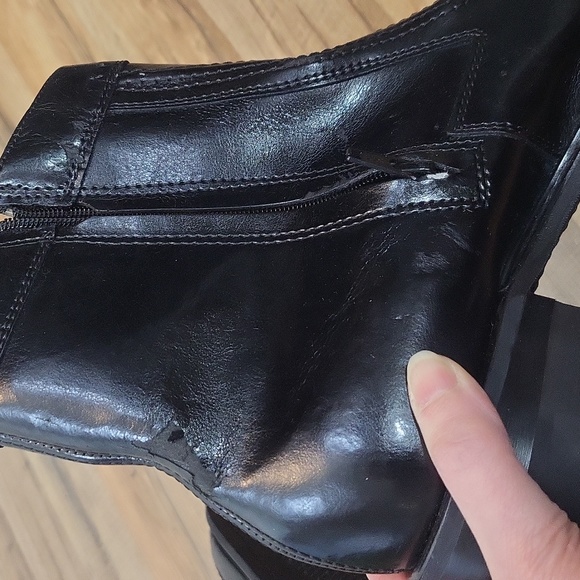 HY-TEST Executive Oil-Resistant Black Leather Upper Work Boots - As Is - Picture 7 of 17